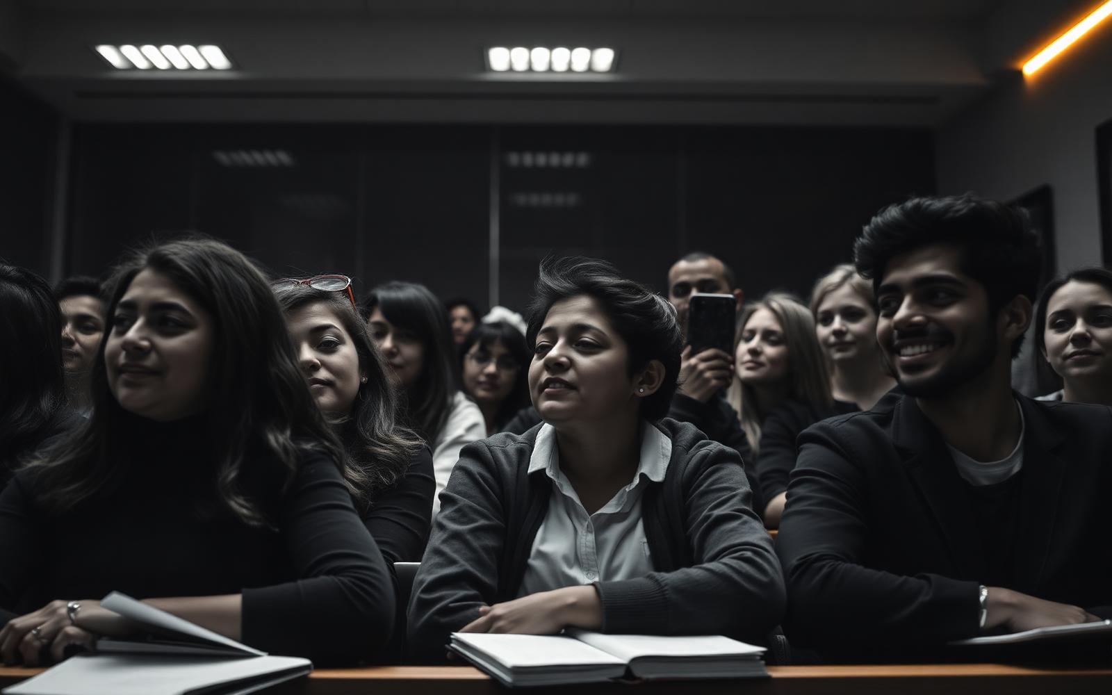 Estudantes do polo GEB Educação em Trindade, Goiás
